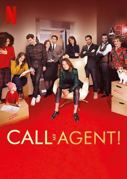 The comedy Call My Agent, one of the best French TV shows on Netflix
