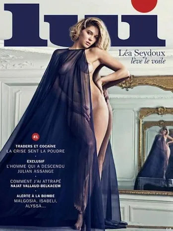 lea seudoux nude magazine cover Lui