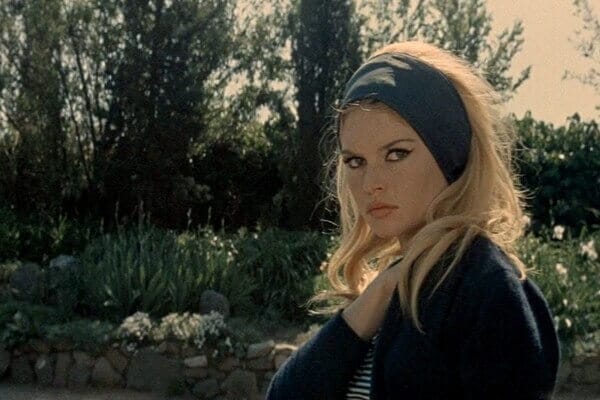 Brigitte Bardot in a cult French film Le Mépris